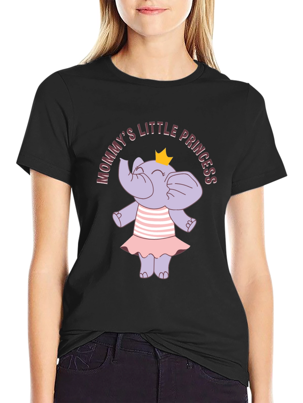 Mommys Little Princess Elephant T-Shirt