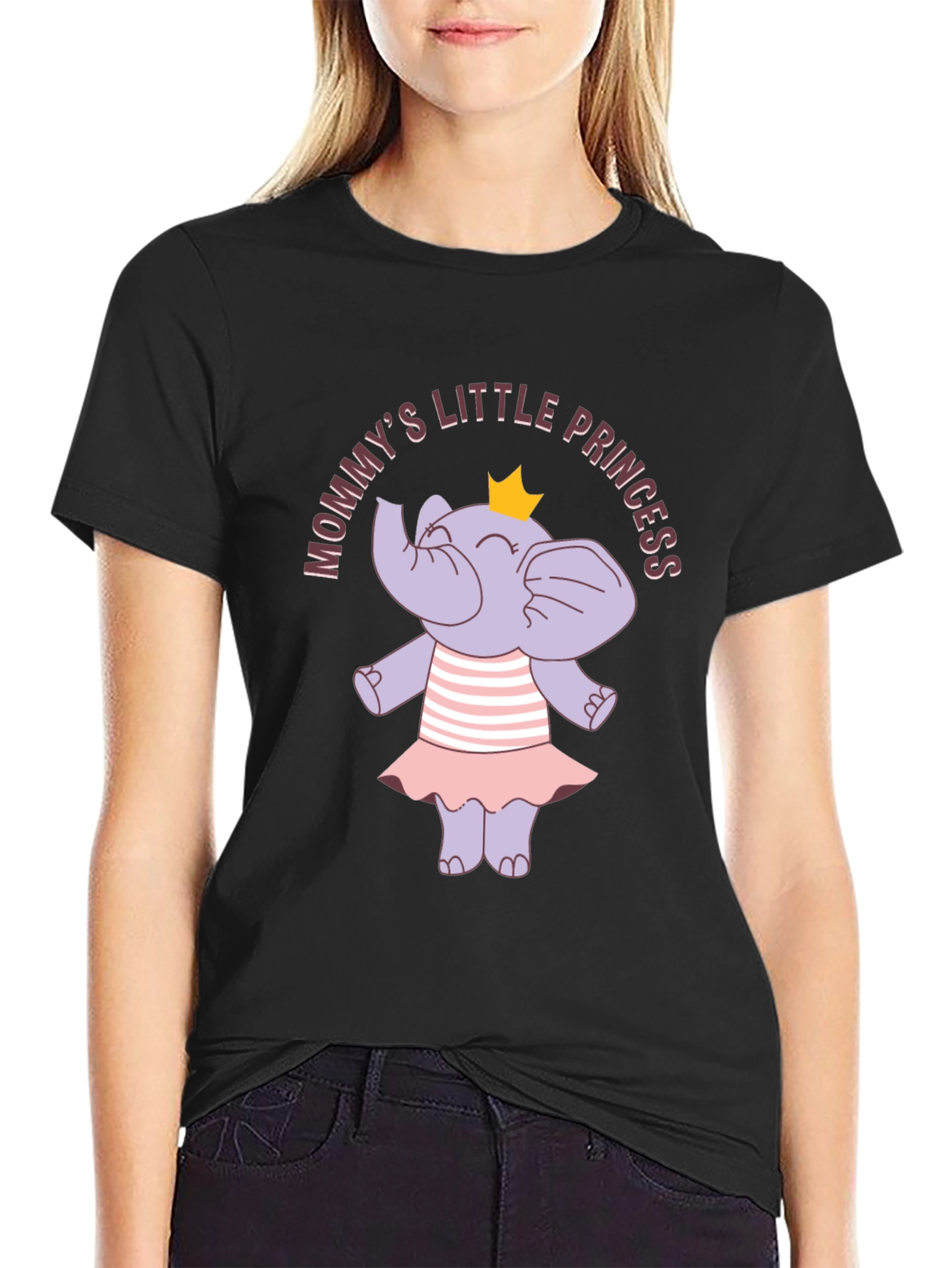 Mommys Little Princess Elephant T-Shirt