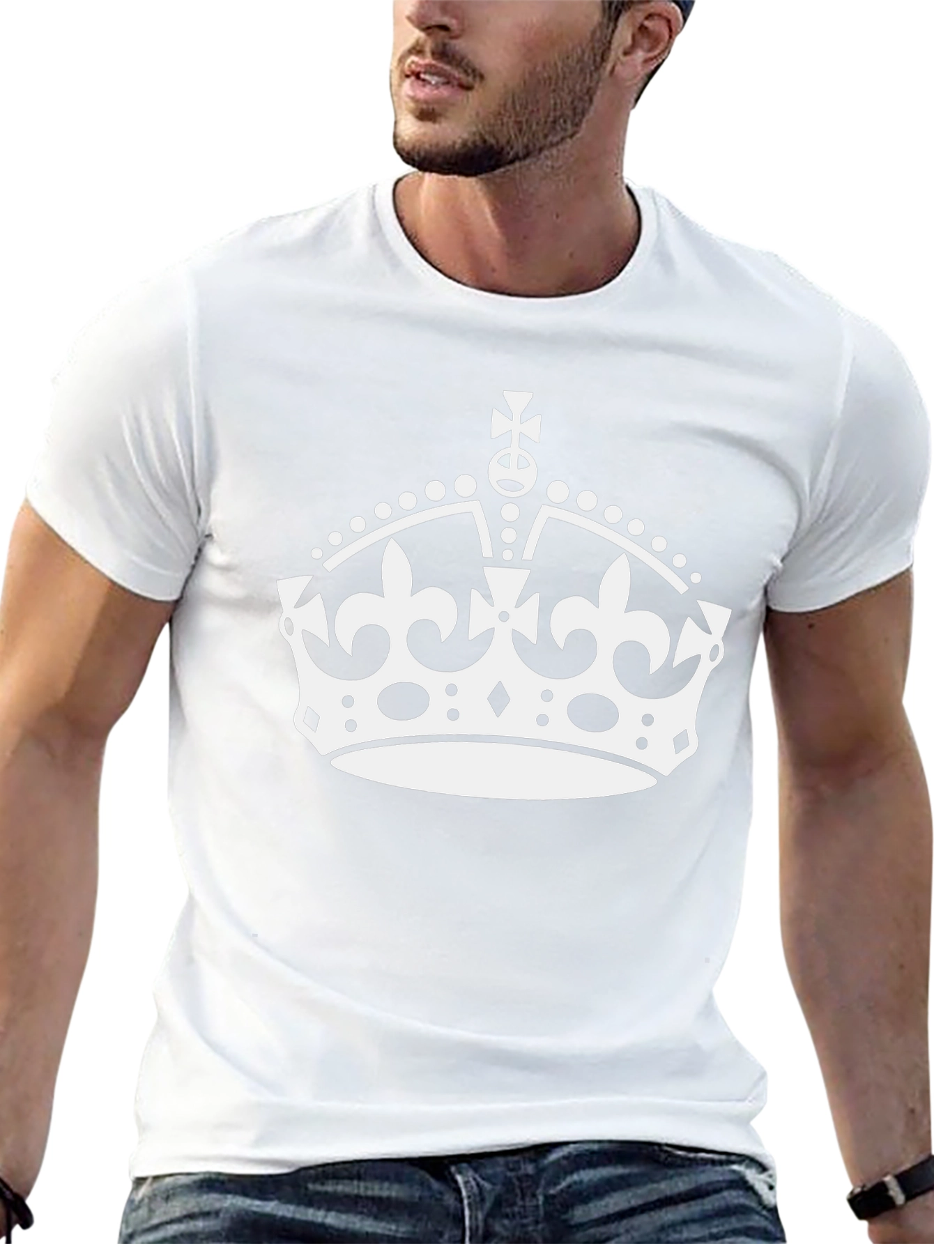 Keep Calm Crown Black T-Shirt