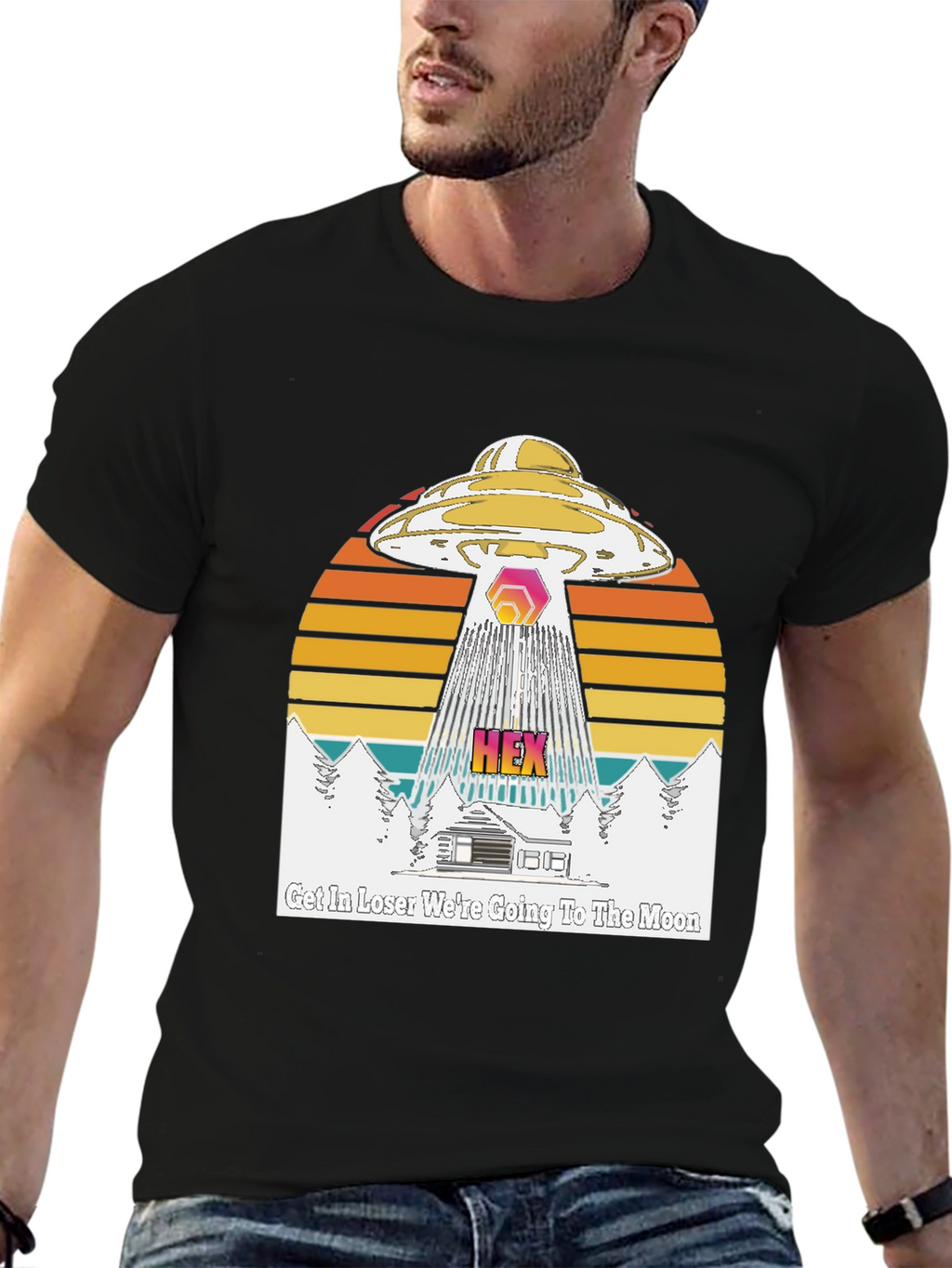 HEX Crypto UFO Graphic Tee