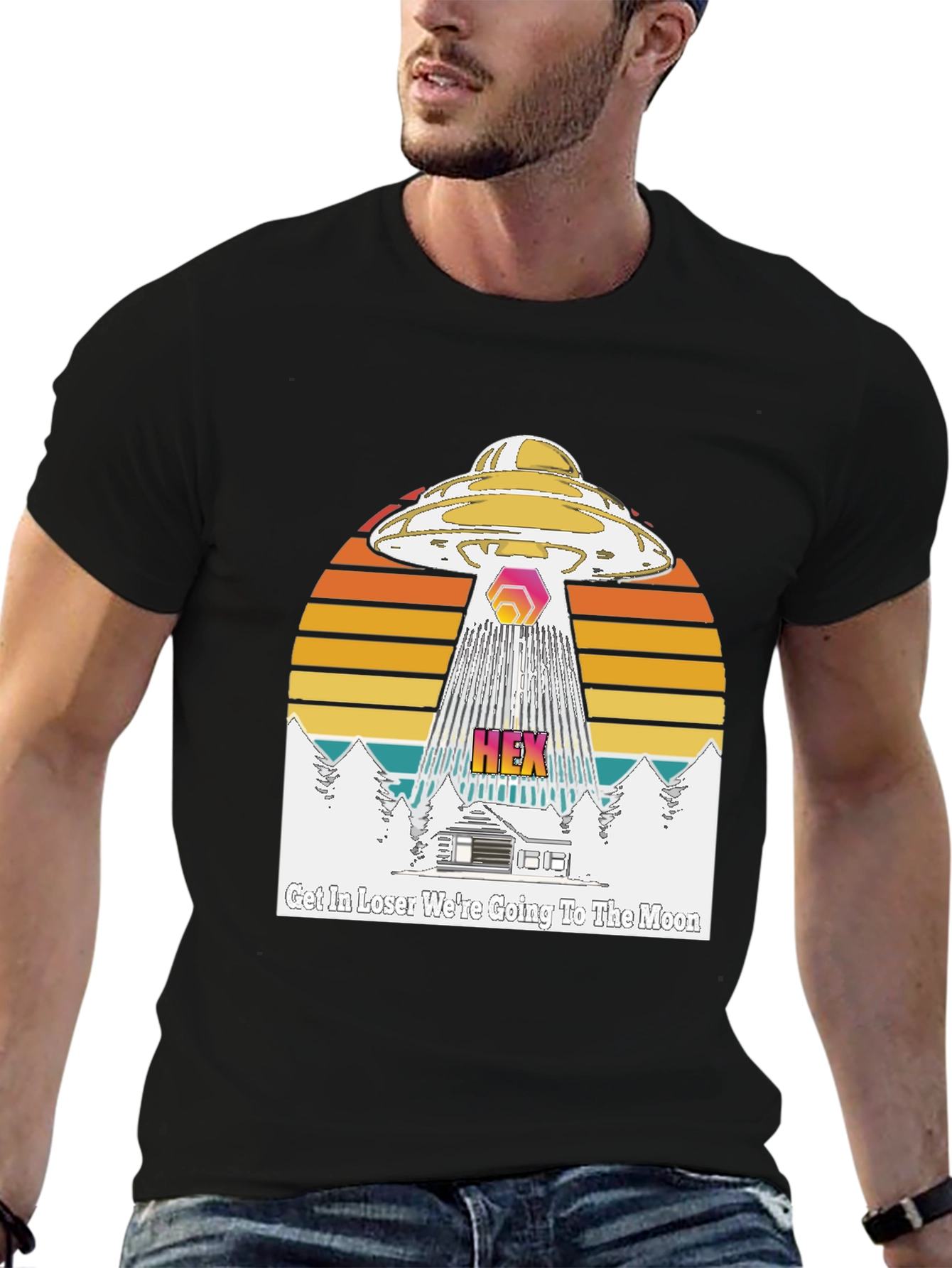 HEX Crypto UFO Graphic Tee