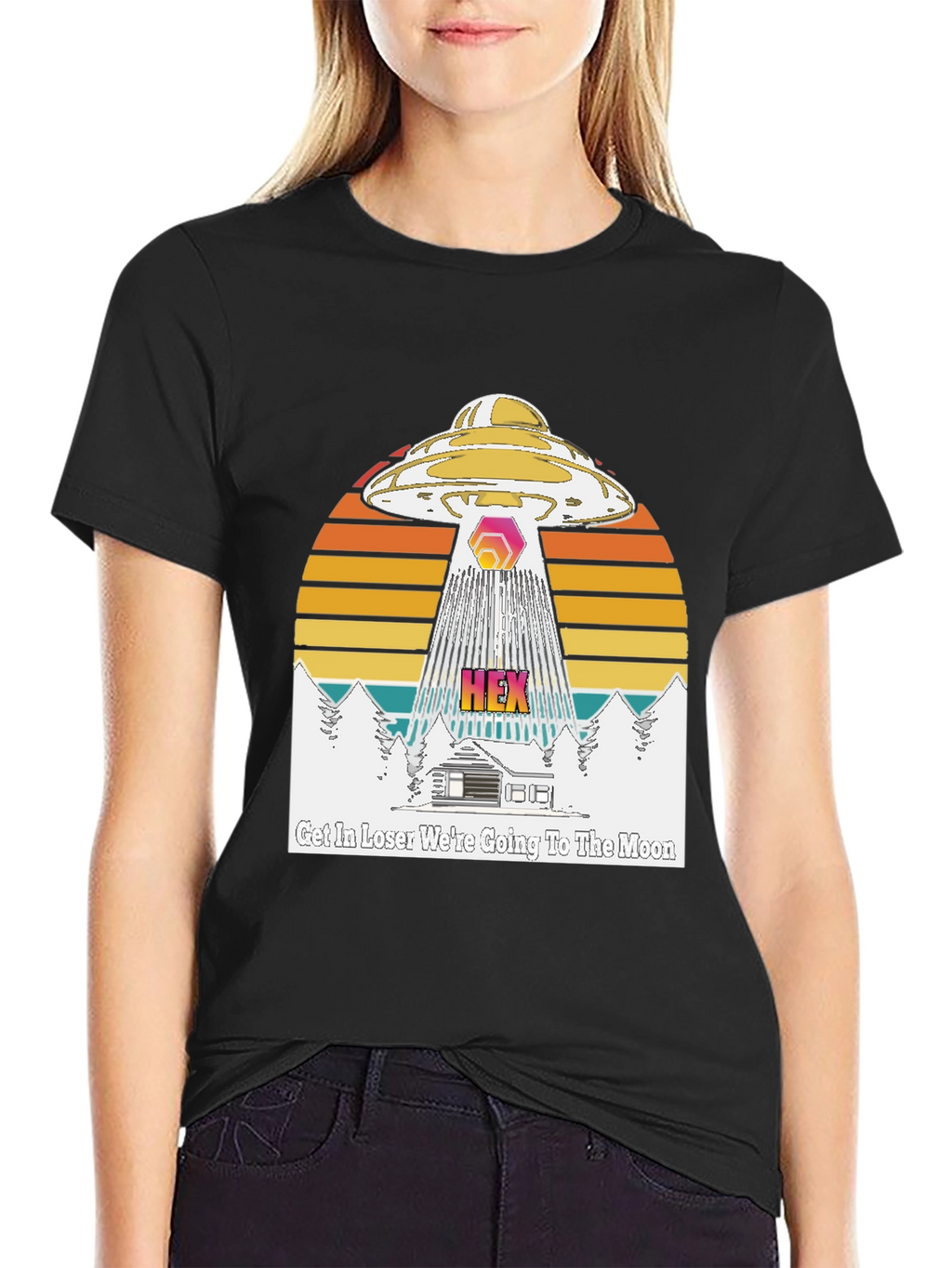 HEX Crypto UFO Graphic Tee
