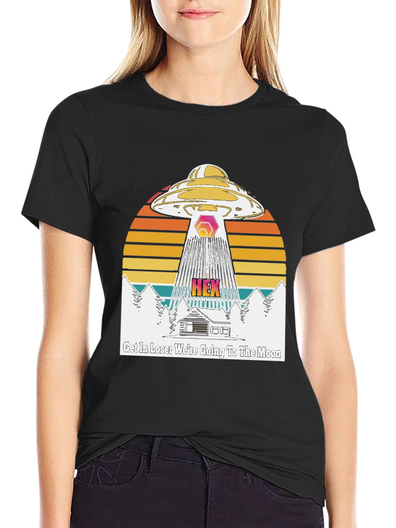 HEX Crypto UFO Graphic Tee