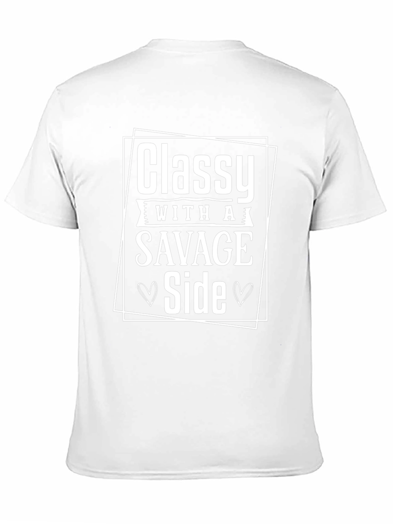 Classy with a Savage Side Black Graphic Tee