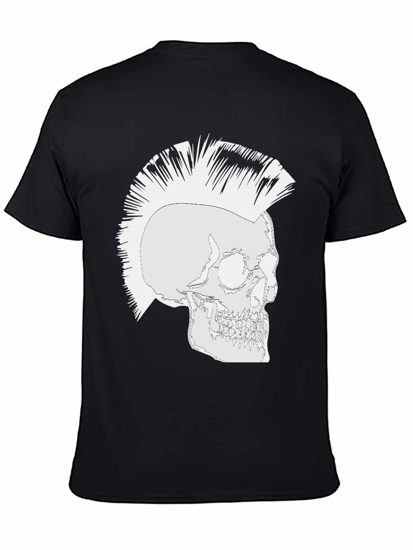 Punk Skull Graphic T-Shirt - Rocker Style Tee