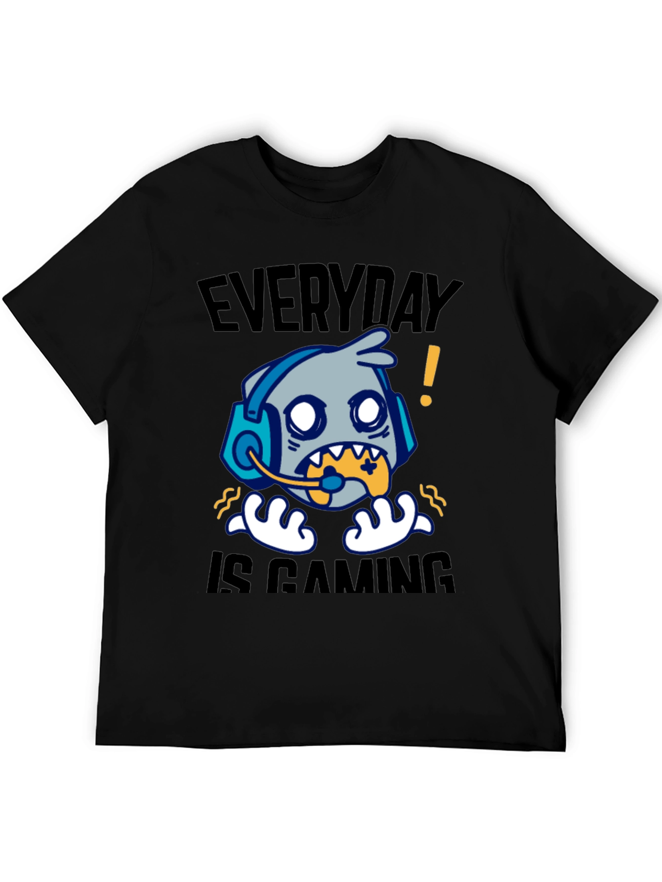 Everyday is Gaming T-Shirt - Gamer Cartoon Graphic Tee