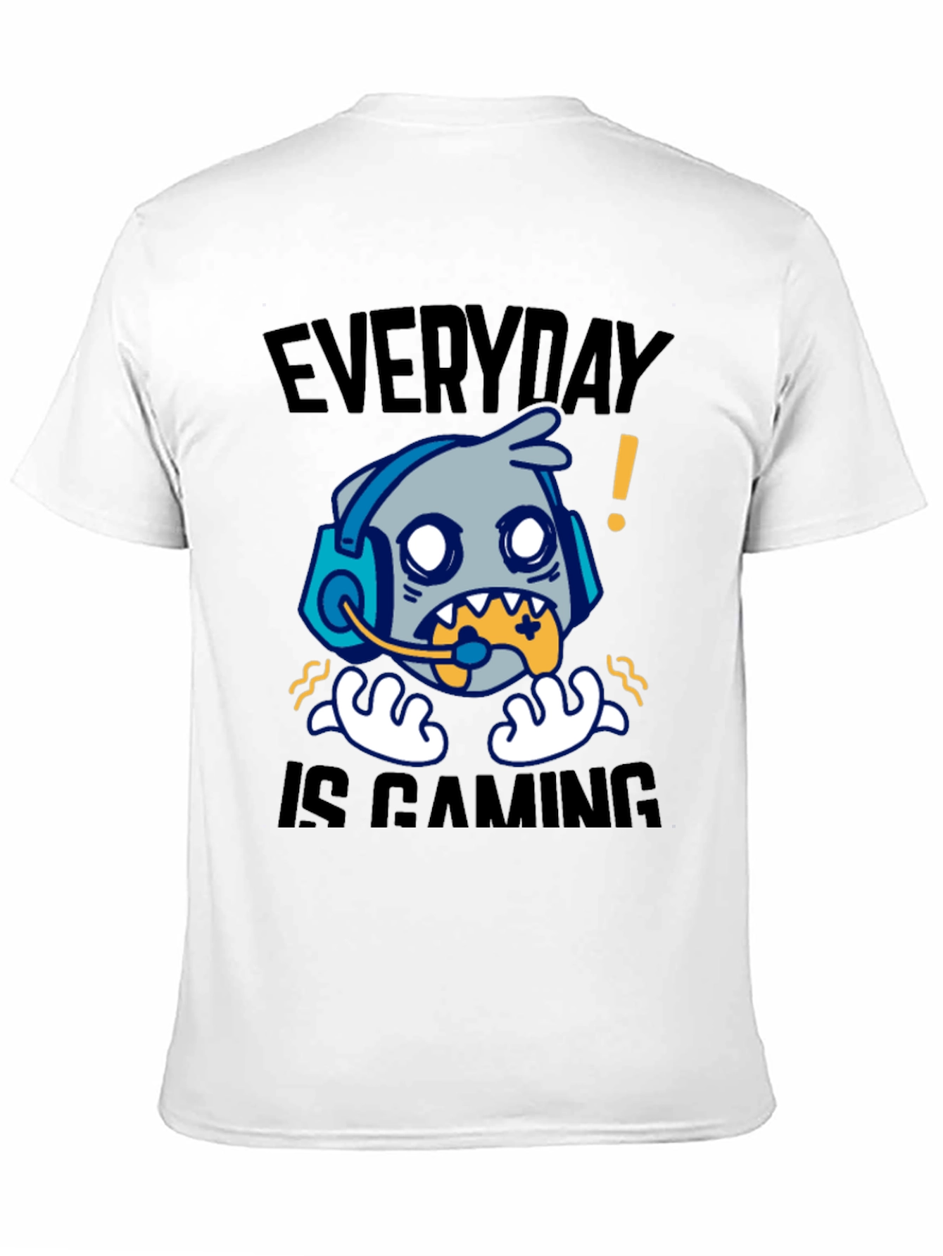 Everyday is Gaming T-Shirt - Gamer Cartoon Graphic Tee