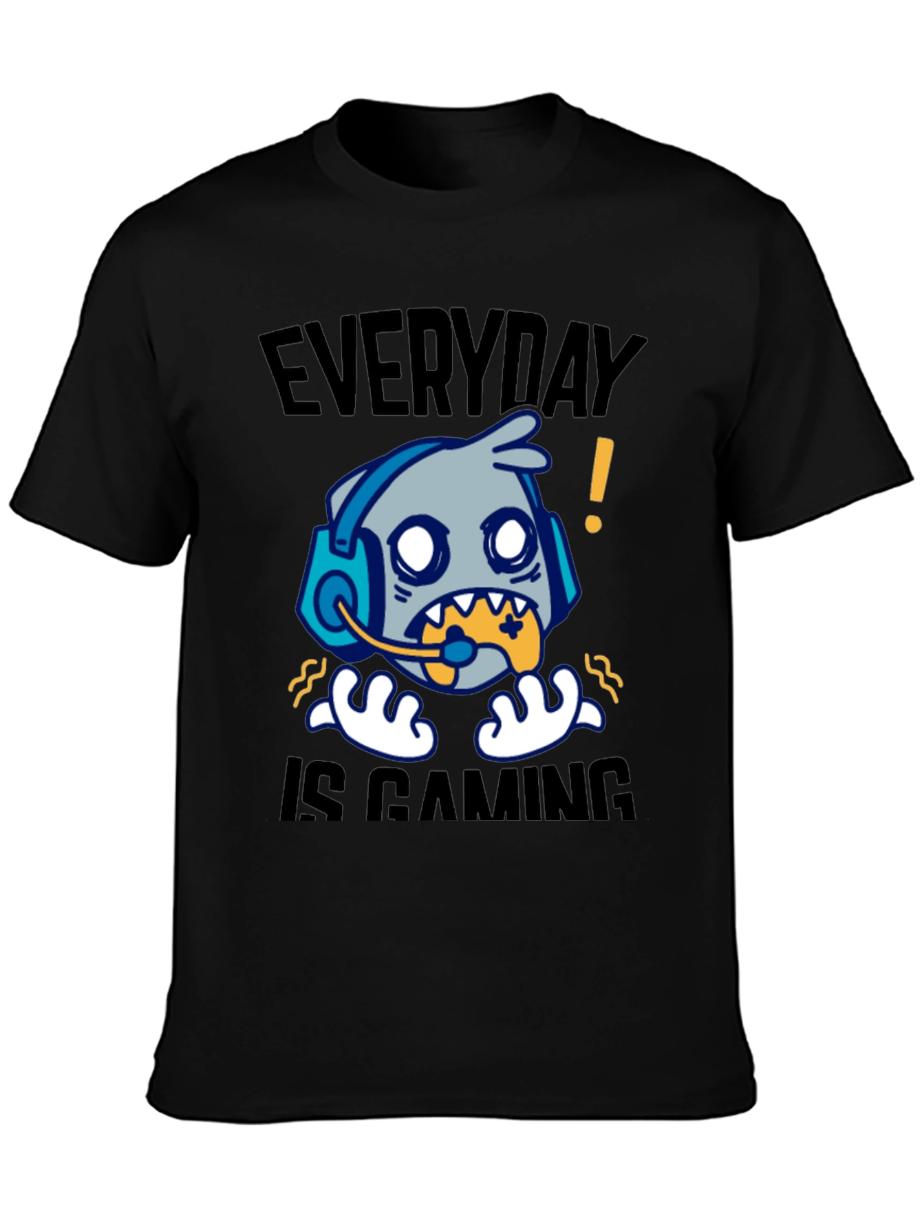 Everyday is Gaming T-Shirt - Gamer Cartoon Graphic Tee