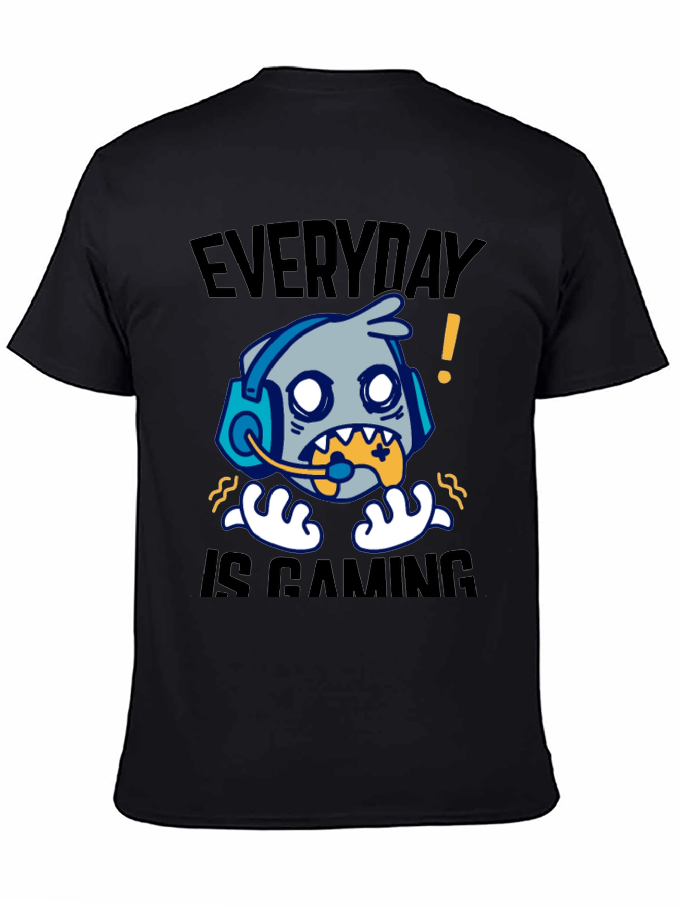 Everyday is Gaming T-Shirt - Gamer Cartoon Graphic Tee