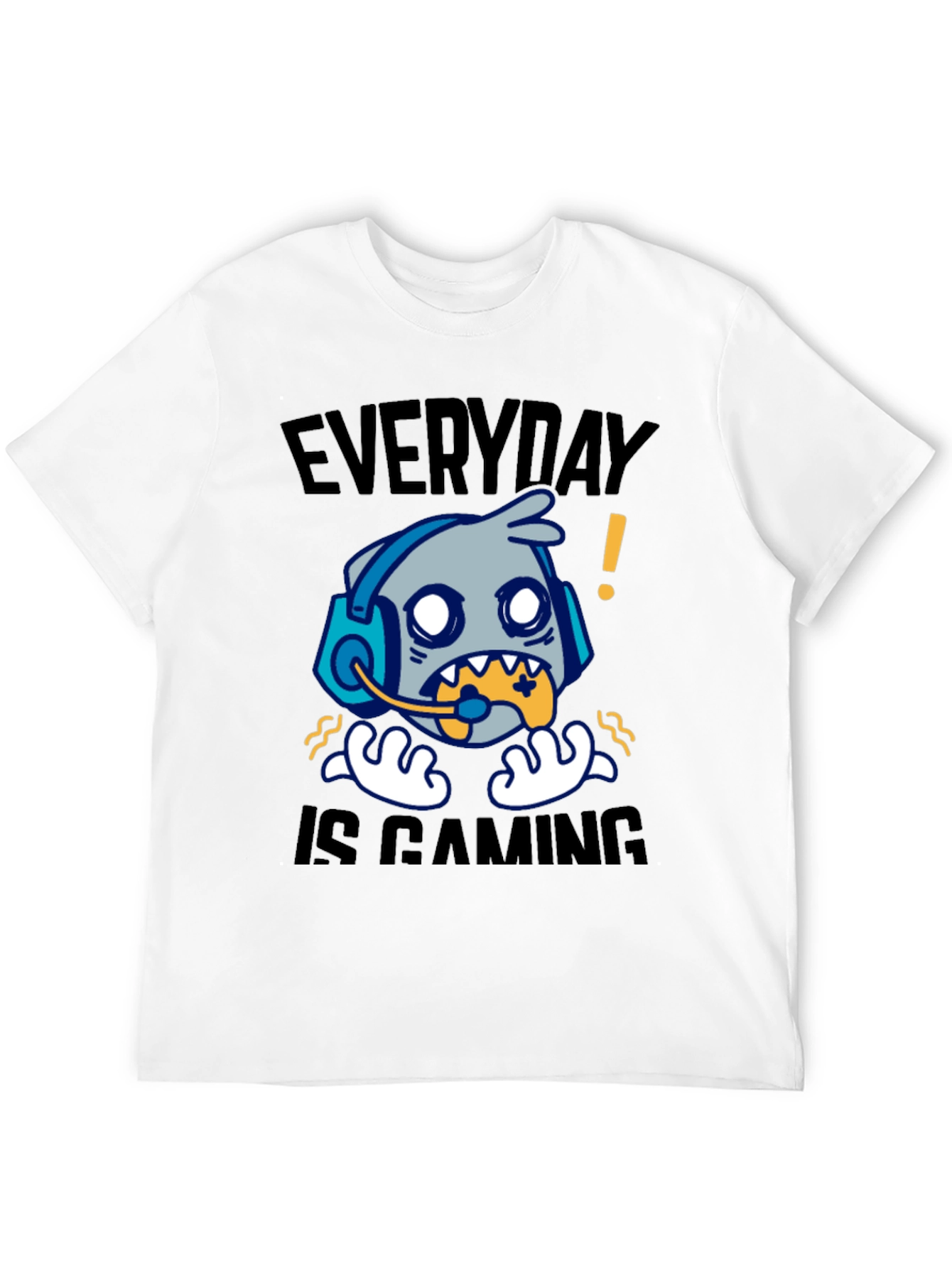 Everyday is Gaming T-Shirt - Gamer Cartoon Graphic Tee