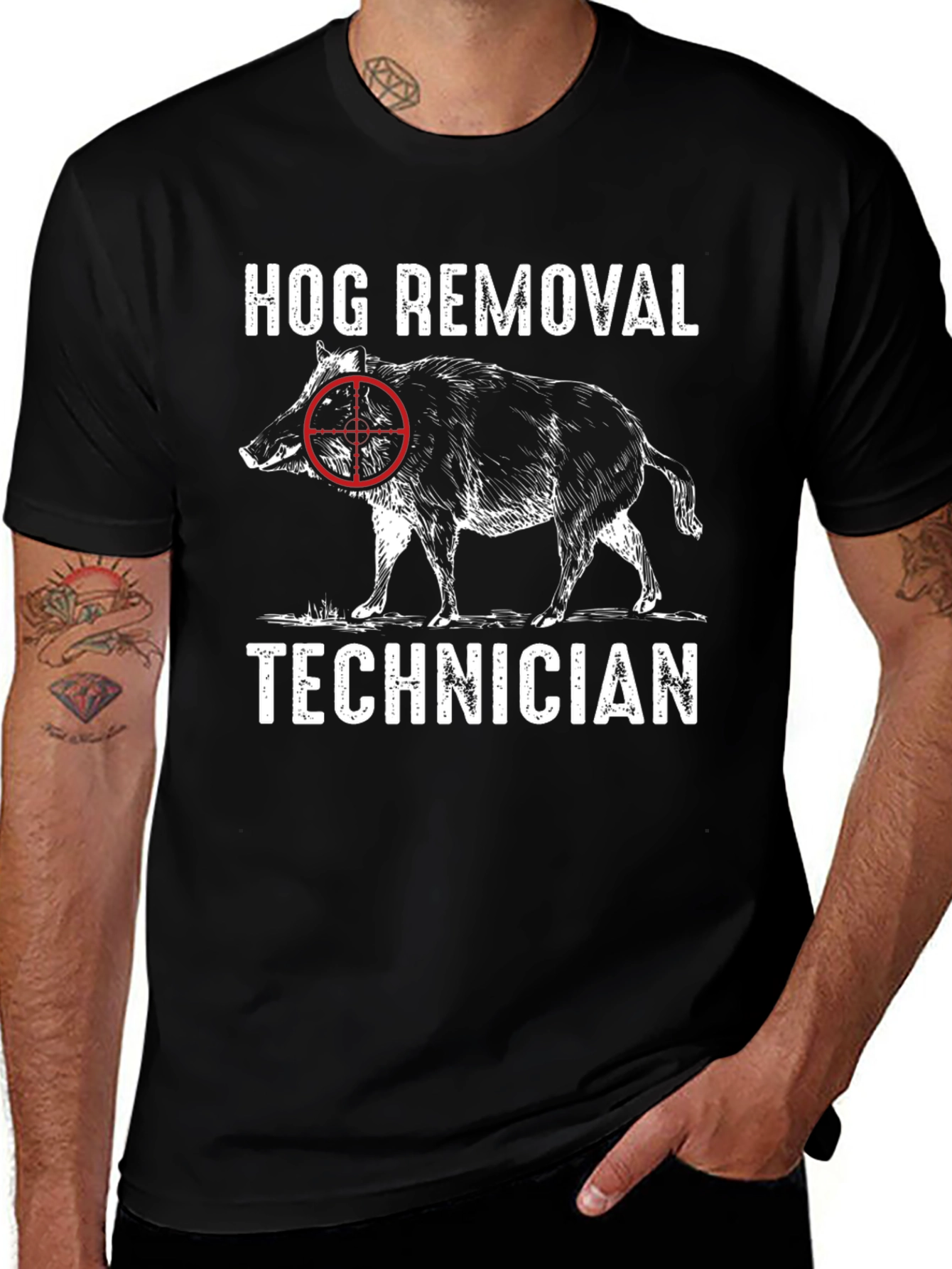 Hog Removal Technician Graphic Tee