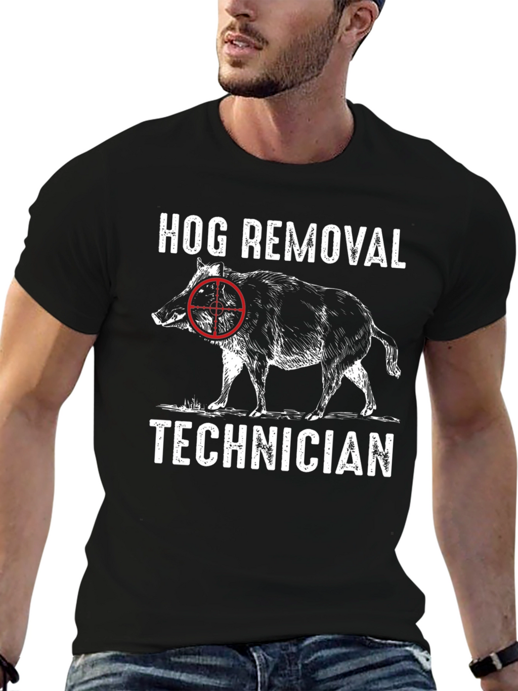 Hog Removal Technician Graphic Tee