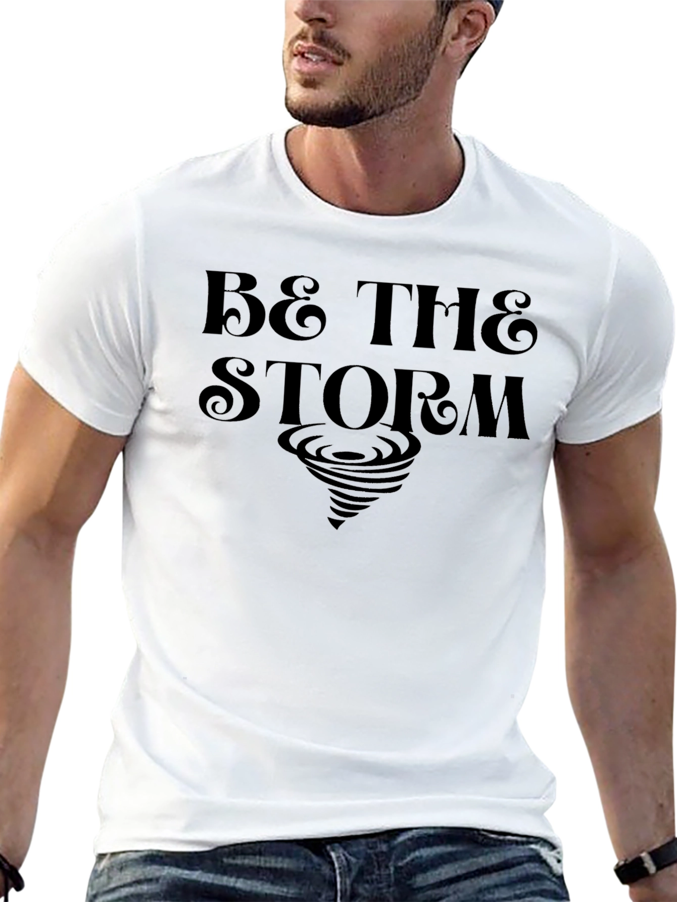 Be the Storm T-Shirt - Black Graphic Tee