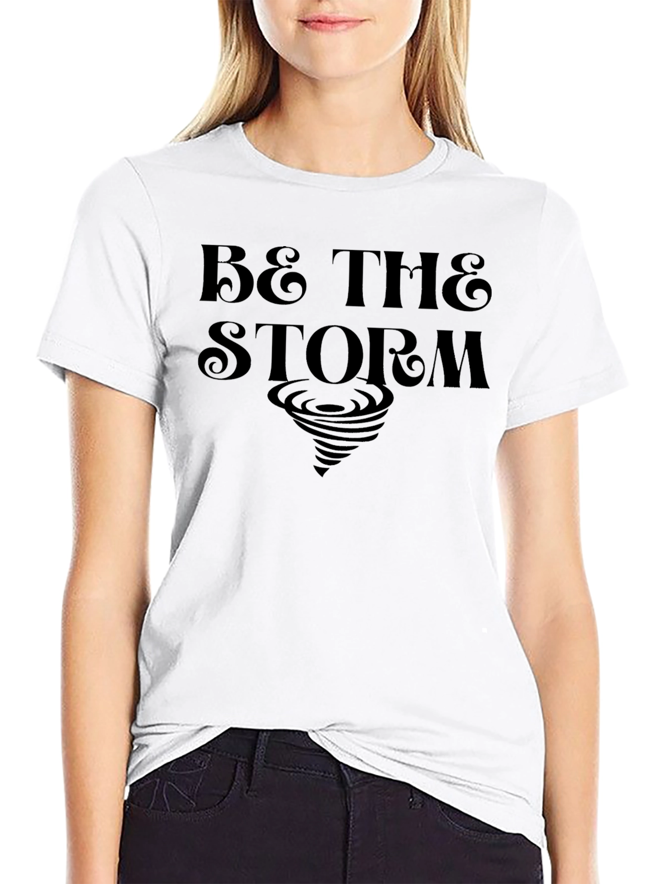 Be the Storm T-Shirt - Black Graphic Tee